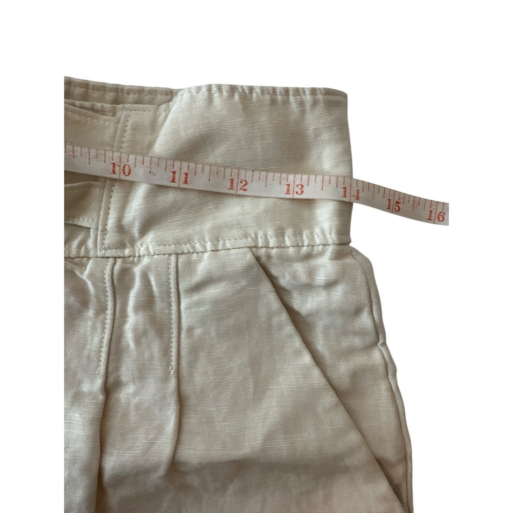 Joie Brenten High Waist Shorts Women Size 8 Linen Blend‎ Beach Summer Outdoor - Picture 7 of 9